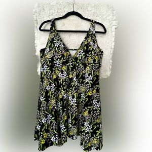 Floral swim dress